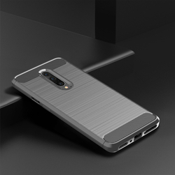 Чехол для OnePlus 7 Pro цвет Gray (серый), серия Carbon от Caseport