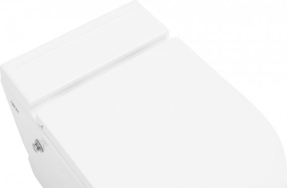 Унитаз ABBER Bequem AC1115P приставной белый с импульсным смывом