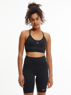 Женские теннисные шорты Tommy Hilfiger HW Fitted Short - Black