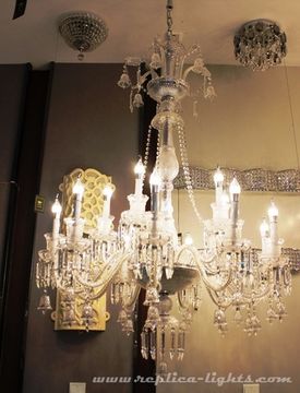 replica BACCARAT ZÉNITH CHANDELIER ( 12 lights & clear colour )