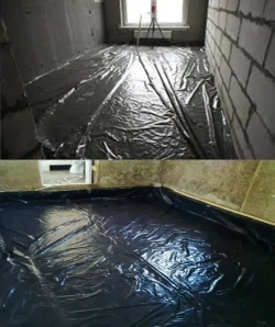 Пленка техническая полиэтиленовая 150 мкм черная (рукав 1.5*10, 30 кв.м.)