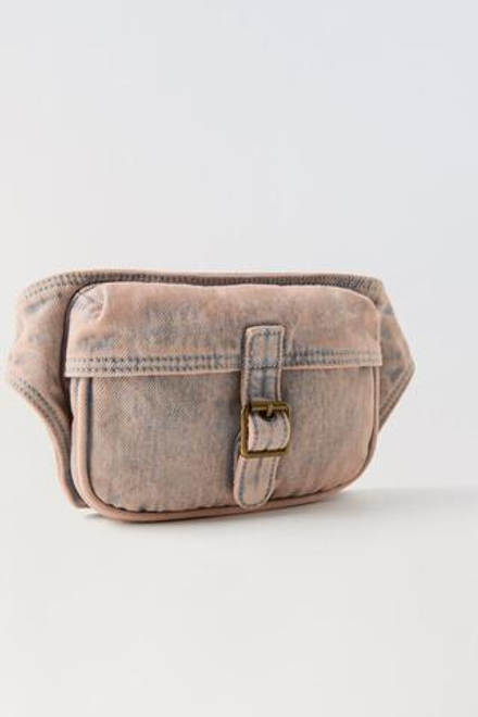 ZARA ПОЯСНАЯ СУМКА, КОРИЧНЕВЫЙ