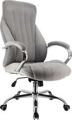 Кресло руководителя Everprof Coral Ткань Серый