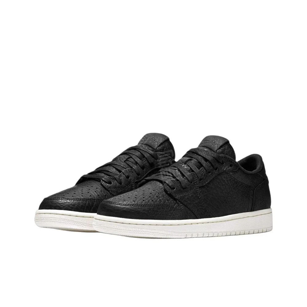 Мужские кроссовки Air Jordan 1 Low OG 'No Swoosh Pack Black' 848775-005