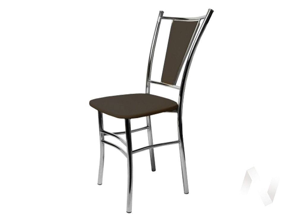 Стул Марсель (опоры хром/коричневый)