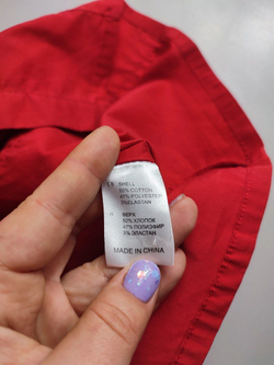 Блузка Emony с хлопком однотонная 50 размер