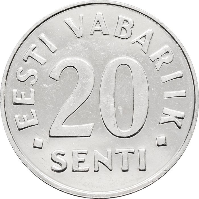20 сентов 1997 Эстония