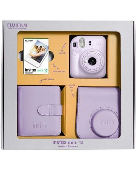 Fotoaparat \ Фотоаппарат \instax set\ INSTAX MINI 12 LILAC PURPLE-BUNDLE BOX