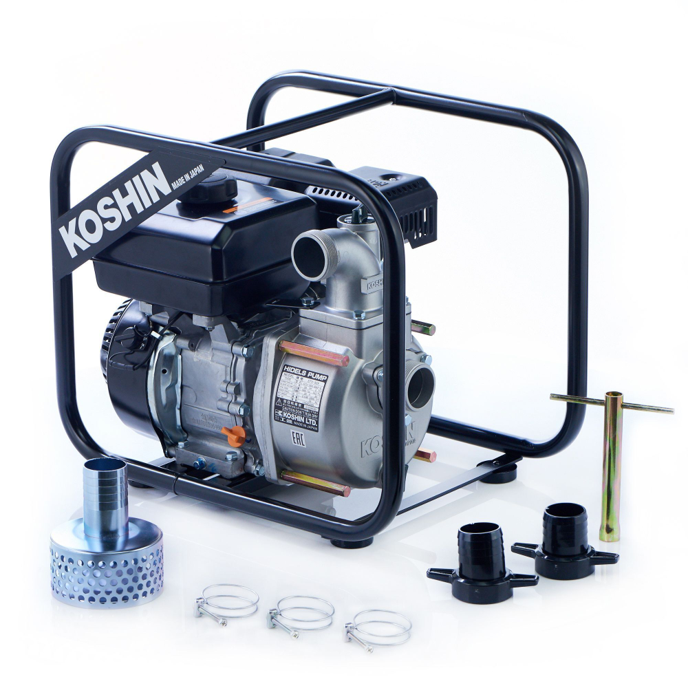 Бензиновая мотопомпа для средне-загрязненной воды Koshin STV-50X