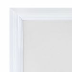 Рамка 30х40 см небьющаяся, багет 17,5 мм, пластик, BRAUBERG "Colorful", белая, 391242