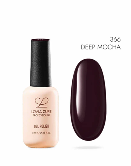 Lovia Cure Mocha Mousse Гель-лак Deep Mocha 366, 8 мл