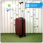 Маленький чемодан L'Case Phatthaya, бордовый, S