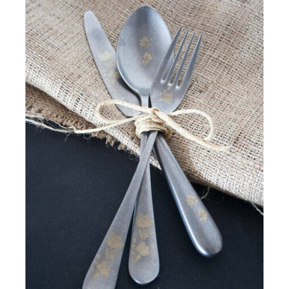 Нож столовый 22,5см, Epsilon retro flower, Narin