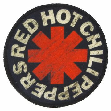 Нашивка Red Hot Chili Peppers круглая (010)