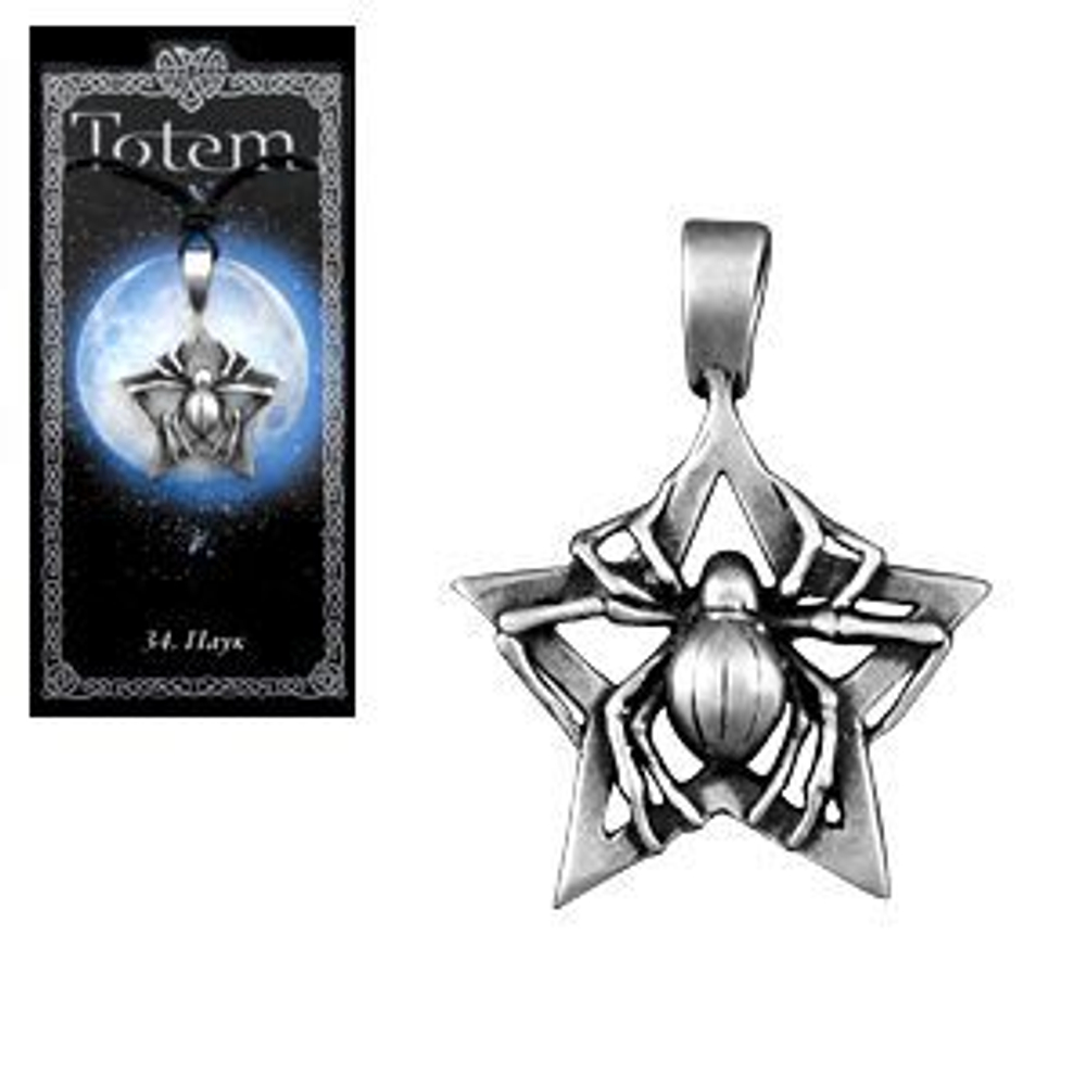 Амулет Totem № 34 Паук, английское олово