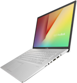 Ноутбук ASUS VivoBook 17 X712FA-BX557 90NB0L61-M15600 Intel Core i3 10110U, 2.1 GHz - 4.1 GHz, 8192 Mb, 17.3; HD+ 1600x900, 256 Gb SSD, DVD нет, Intel UHD Graphics 620, No OS, серебристый