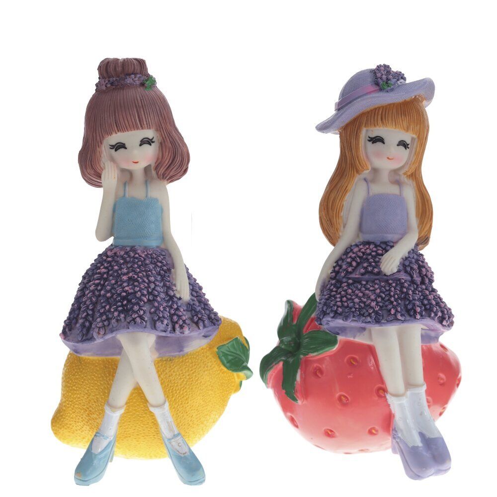 GAEM Фигурка декоративная "Девочка", L11 W10 H20 см, 2в.