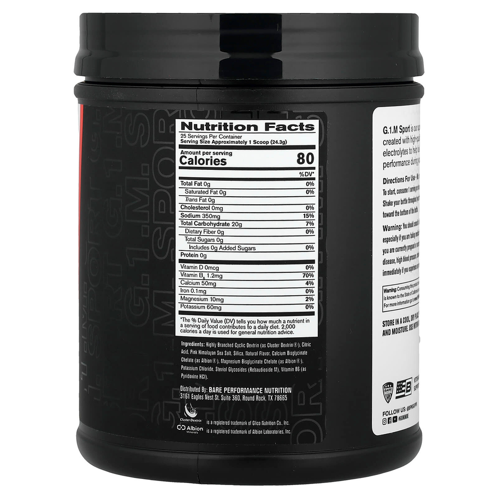 BPN, G.1.M Sport, апельсин, 608 г (1 фунт 5,4 унции)