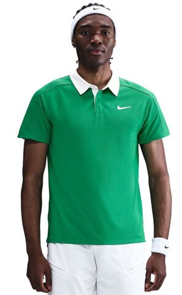 Мужское теннисное поло Nike Court RG Dri-FIT Advantage Slam Tennis - стадион зеленый/белый