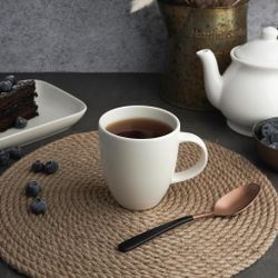 Кружка 250 мл белая d 7,8 см h8,8 см фарфор Cone Fine Plus Noble [6]