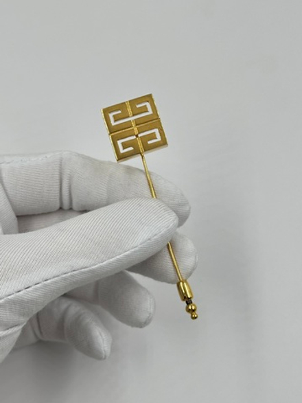 Брошь булавка Лого Givenchy 1978 год