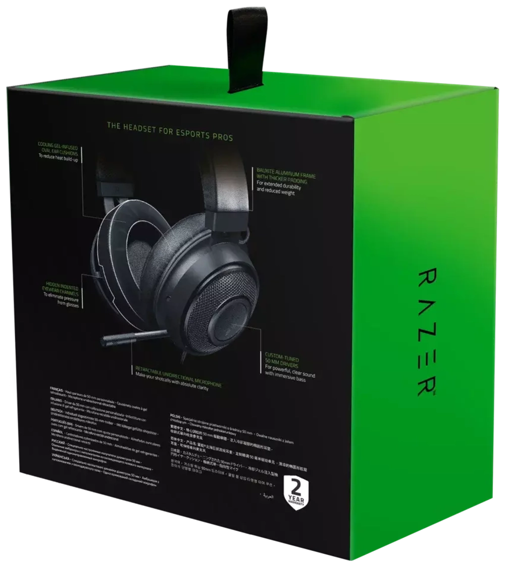 Компьютерная гарнитура Razer Kraken 2019 Черный