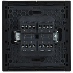 FORTE&PIANO Выключатель 2-клавишный перекрестный 10А FP709M металл никель IEK