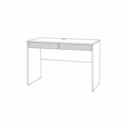 Трувор Стол компьютерный 12.69 Дуб Гранж Песочный/Интра