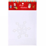 Наклейка на стекло 14*17 см,»Снежинка ромбик», Белый