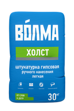 Смесь сухая строительная штукатурная на гипсовом вяжущем "ВОЛМА - Холст" 30 кг