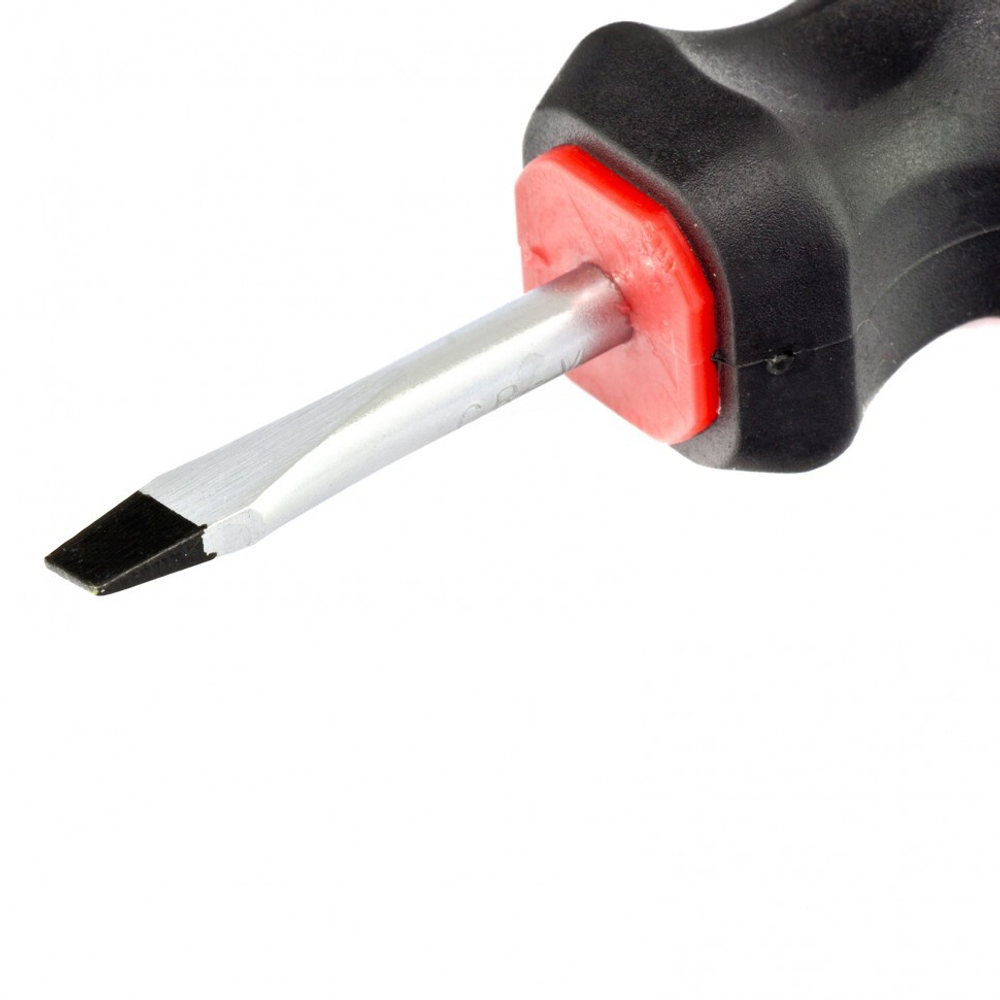 Отвертка Fusion, SL5 х 38 мм, CrV, трехкомпонентная рукоятка "Anti slip" Matrix