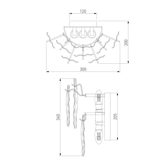 369/3/ настенный светильник