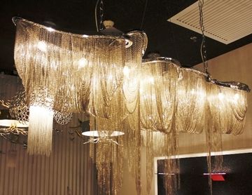 chandelier TERZANI Atlantis ( gold + 200 cm )