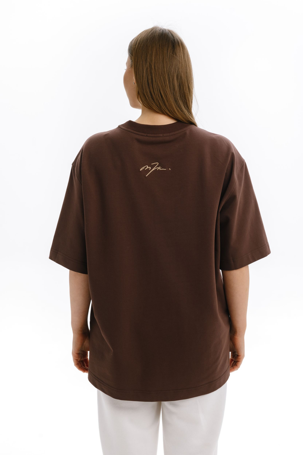 Футболка Mazzika Unisex Oversize OneSize, цвет темный шоколад