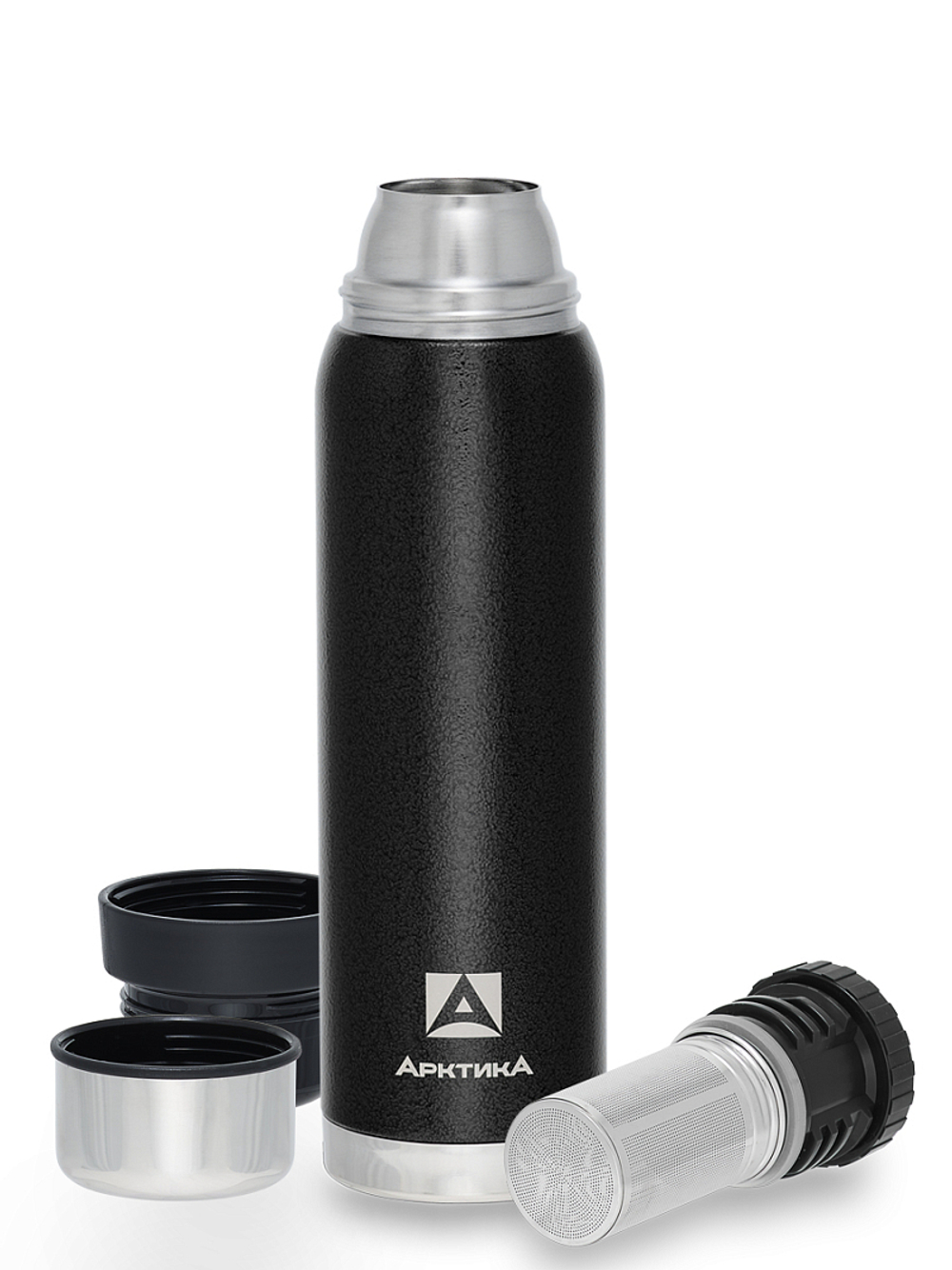 Арктика 900 мл с ситечком чёрный