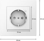 Розетка умная Aqara Wall Outlet H2 EU