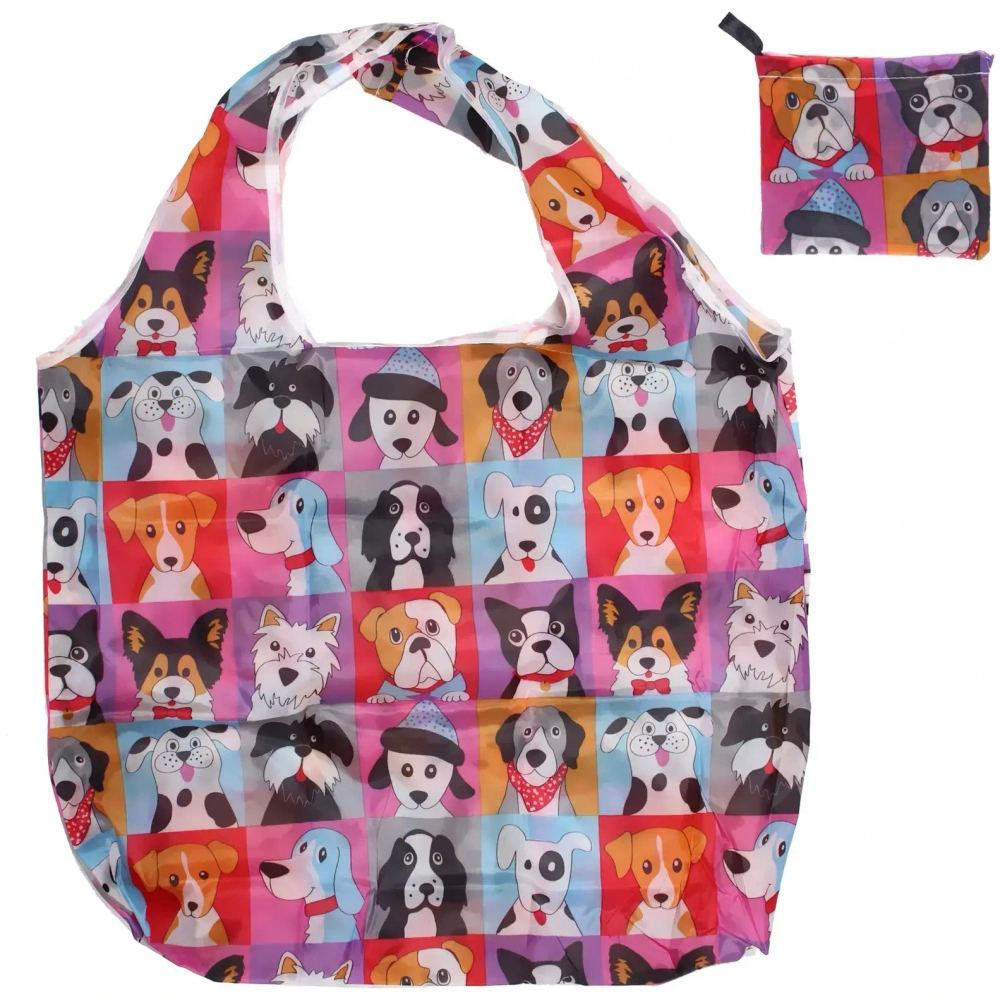 Сумка - шоппер «ИДЕЯДОМА», принт собачки,65*46см/нагрузка до 10кг (инд. пакет истикер)