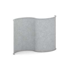 AcustiX Напольная S-образная перегородка VE.NSP-1800 Зимний Лес 1990*460*1800