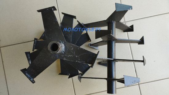 Фрезы "Гусиные лапки" для мотоблока Нева усиленные (комплект левая и правая)