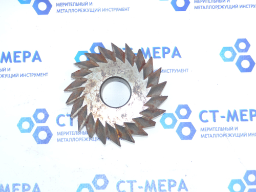 Фреза дисковая двухугловая симметричная 100х30х27мм, 60° Z=22 ( следы экспл)