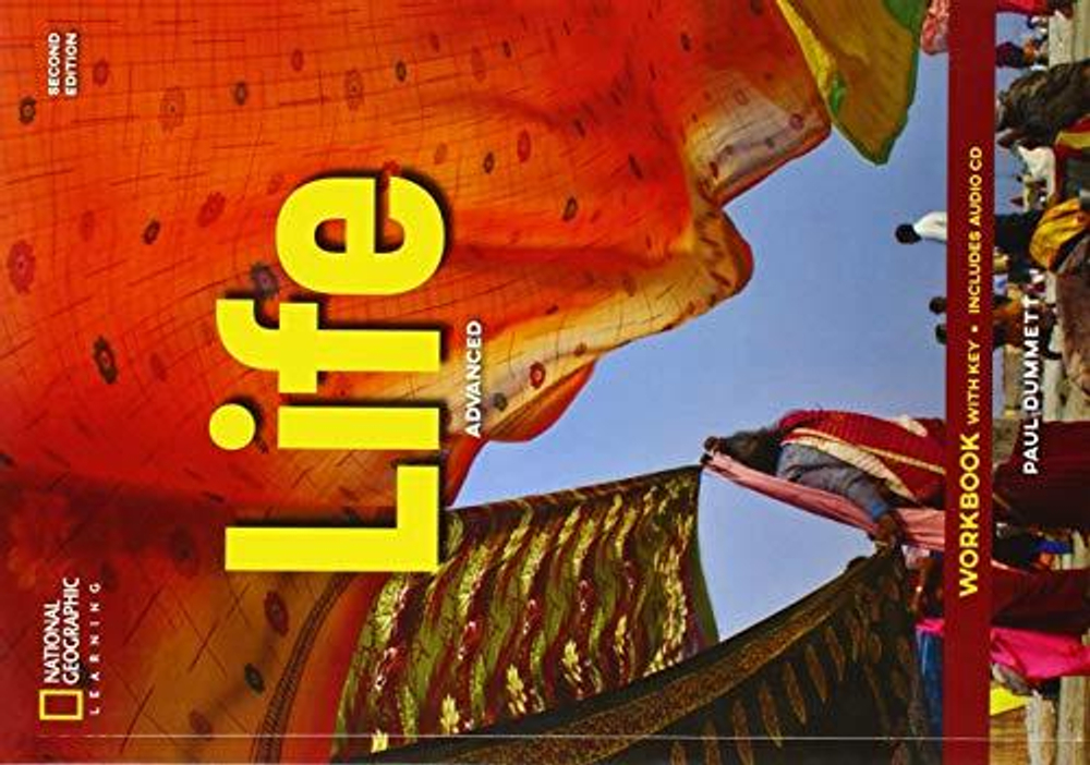 Life second Edition Advanced workbook with Key and Audio CD