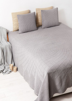 Покрывало 200x220 Luxberry Mistral серое Португалия