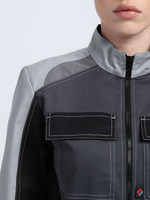 Костюм женский Вектрон-1 У. (тк.Смесовая,240) брюки, т.серый/св.серый/черный