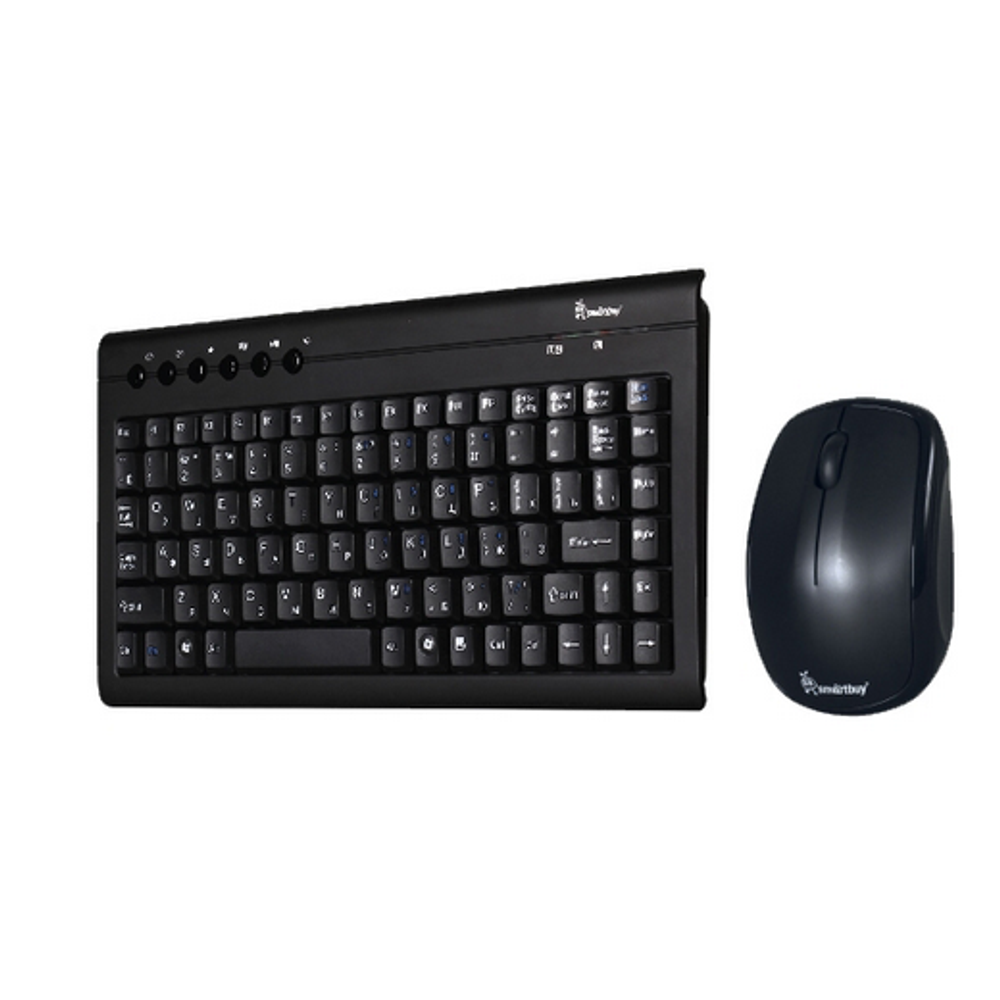 Беспроводной комплект клавиатура+мышь SmartBuy 21AG (черный) (SB-21CAG-K) SBC-20313AG-K