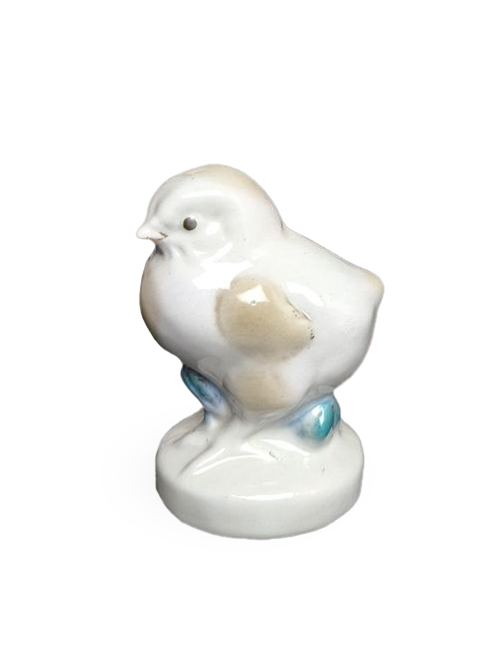 Фарфоровая статуэтка "Цыпленок", СССР, Гжель, 1950 - 1960гг.