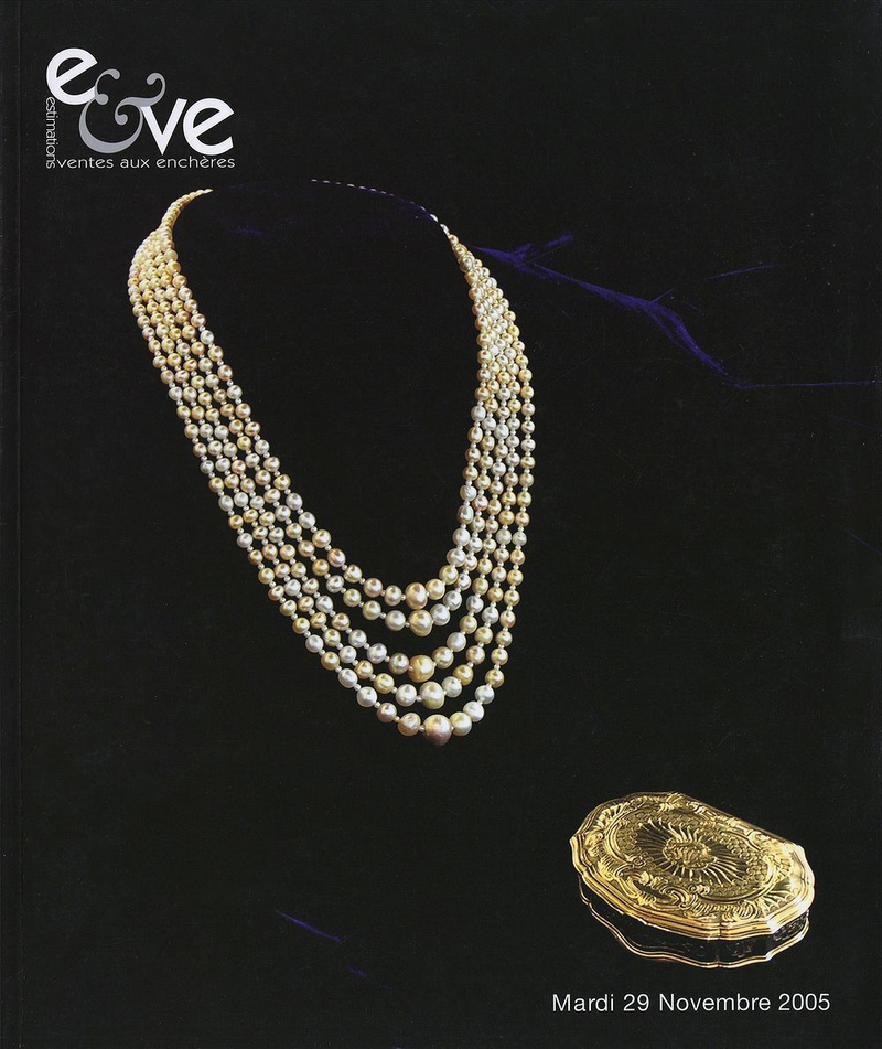 Каталог аукциона Eve, Париж, Ювелирные украшения от 29 ноября 2005 года
