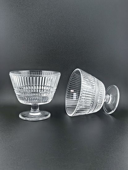 Набор креманок 340 мл. 6 шт. из стекла на ножке