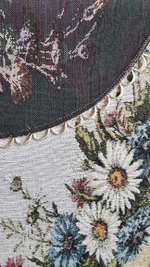 Декоративная гобеленовая салфетка Васильки и ромашки 40*60