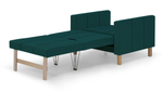 Кресло-кровать Уют Лайт Velutto 20 95*84*82 см, темно-зеленый Велютто Выкатной Фиеста