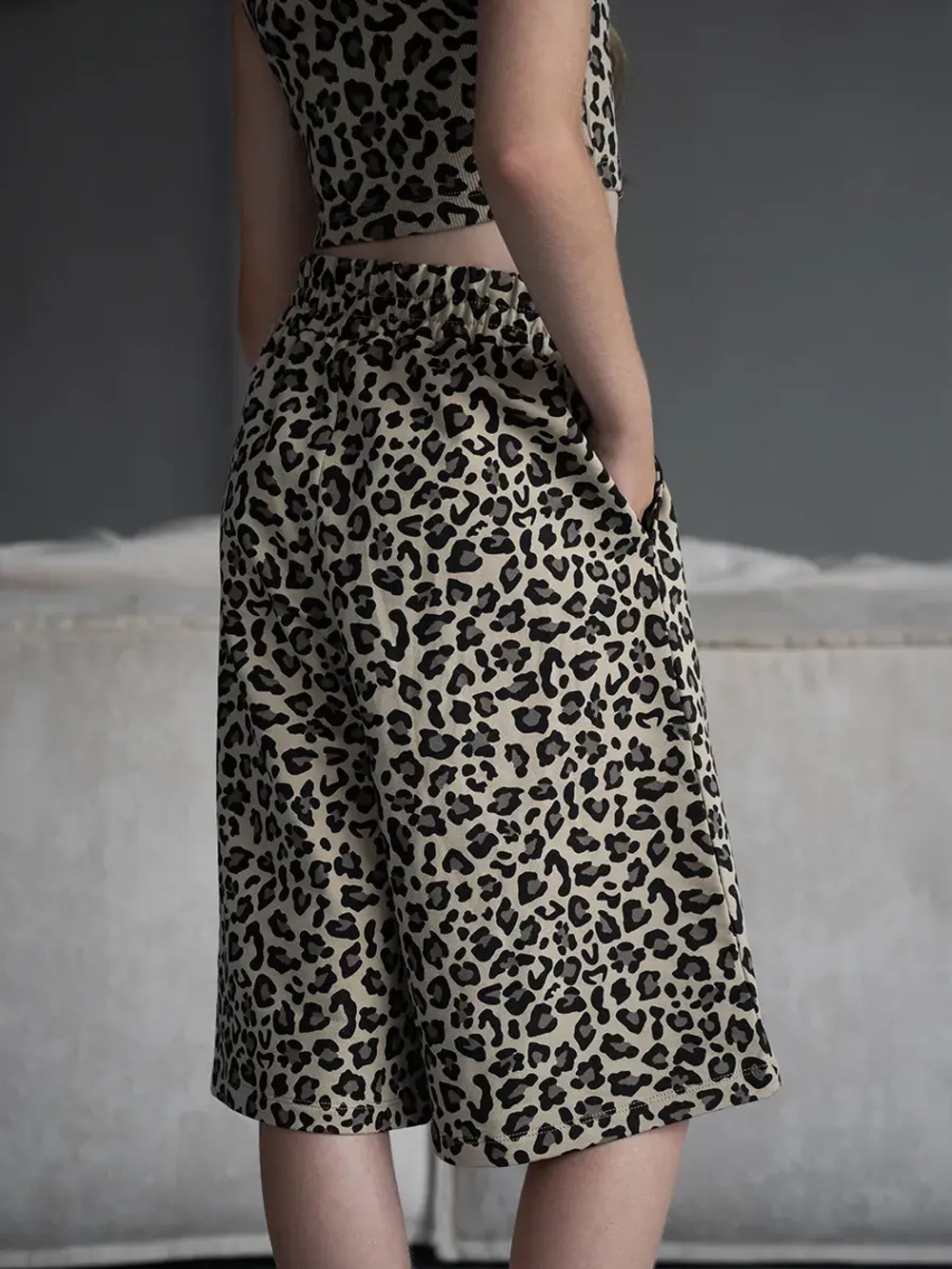 Костюм для девочки в сад топ и шорты